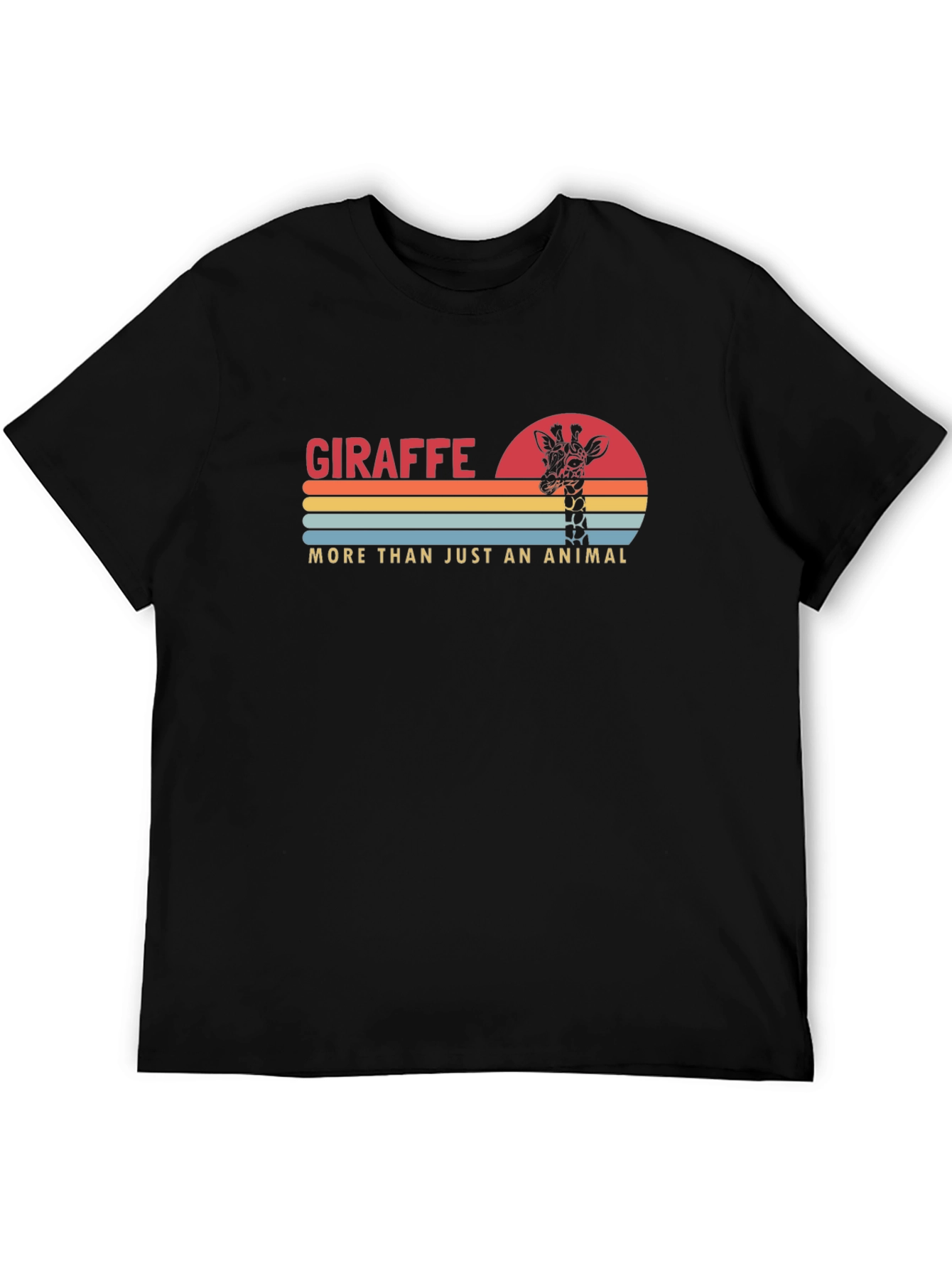 Giraffe Animal Retro Style Graphic T-Shirt
