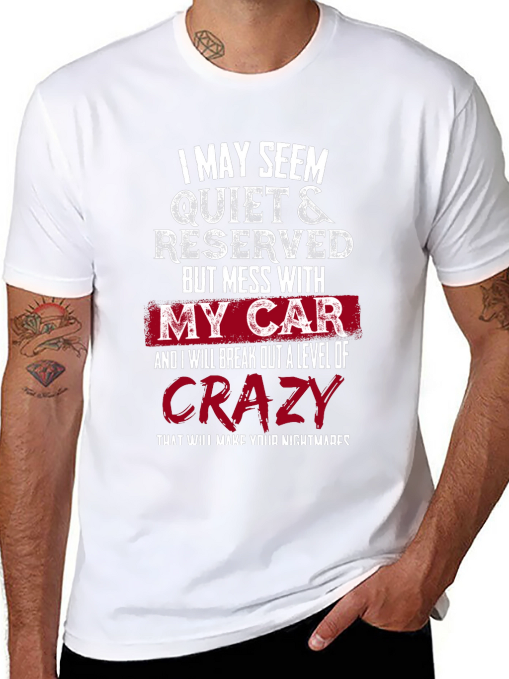 Mess With My Car Crazy T-Shirt