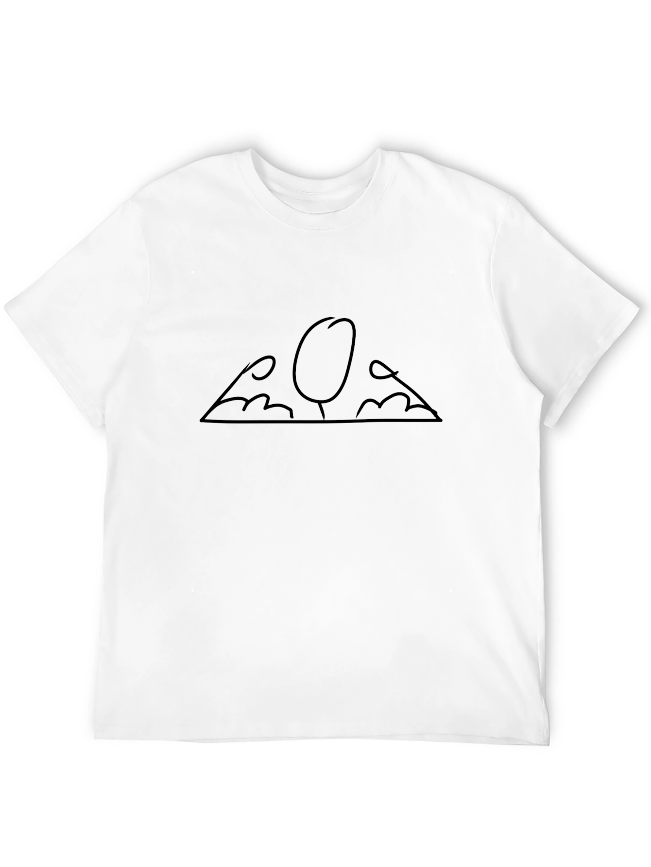 Stick Figure Bodybuilding T-Shirt - Black