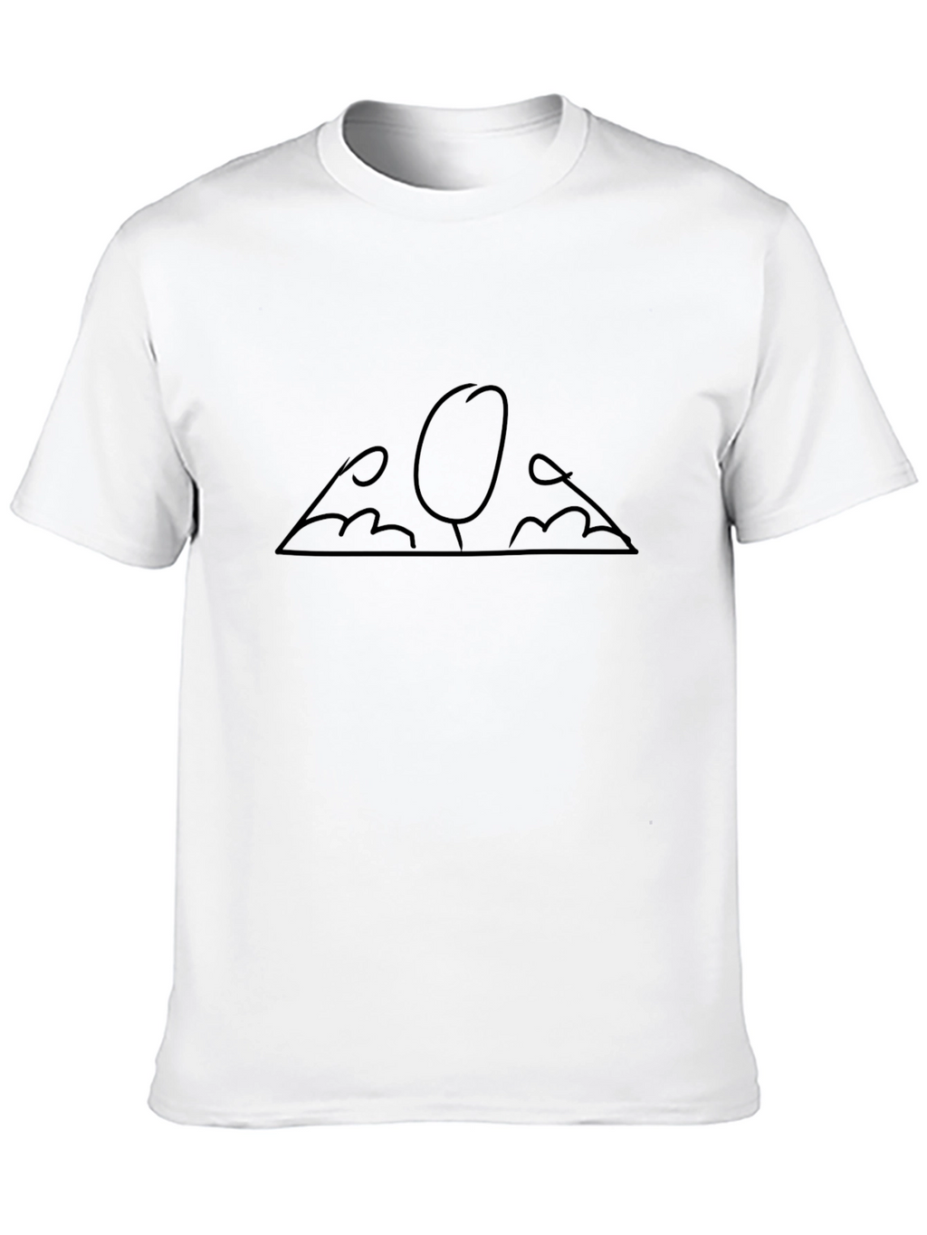 Stick Figure Bodybuilding T-Shirt - Black