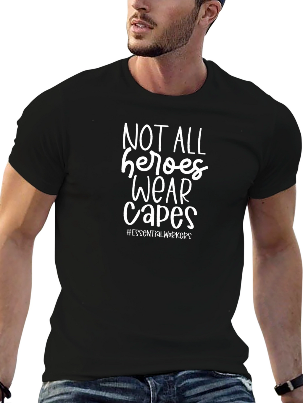 Heroes Wear Capes Graphic T-Shirt