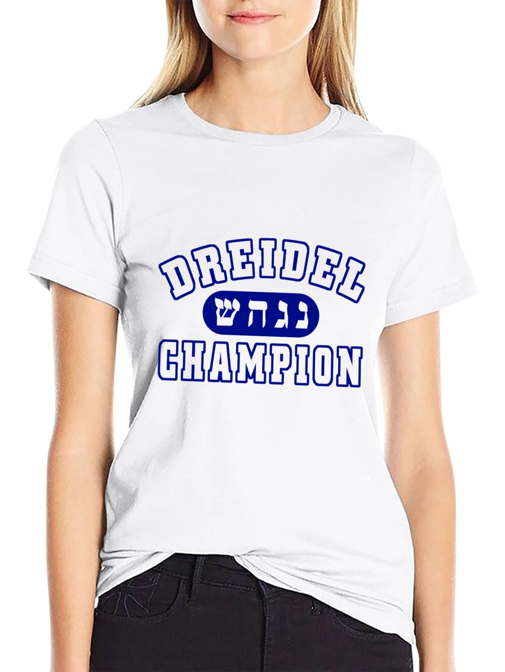 Dreidel Champion Mens Black T-Shirt
