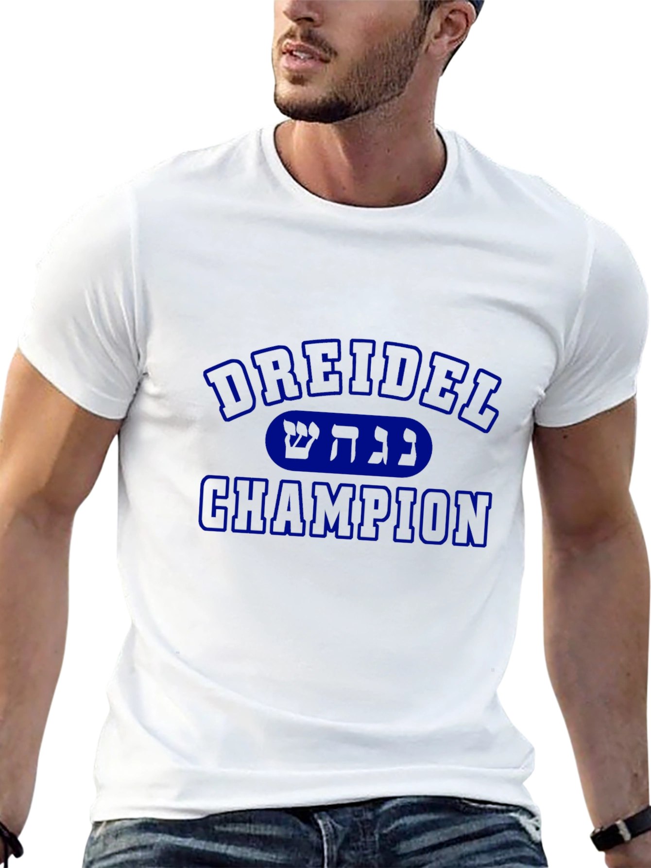 Dreidel Champion Mens Black T-Shirt
