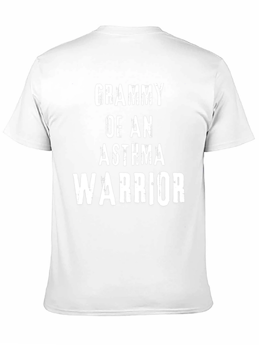 Grammy of an Asthma Warrior Black T-Shirt