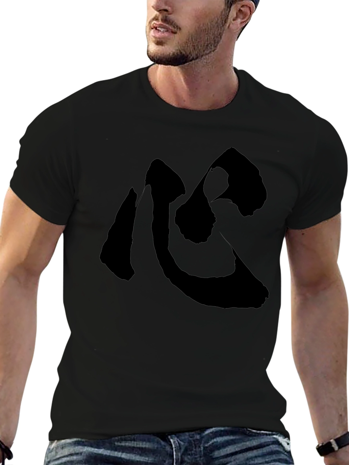 Zen Symbol Black T-Shirt - Minimalist Style