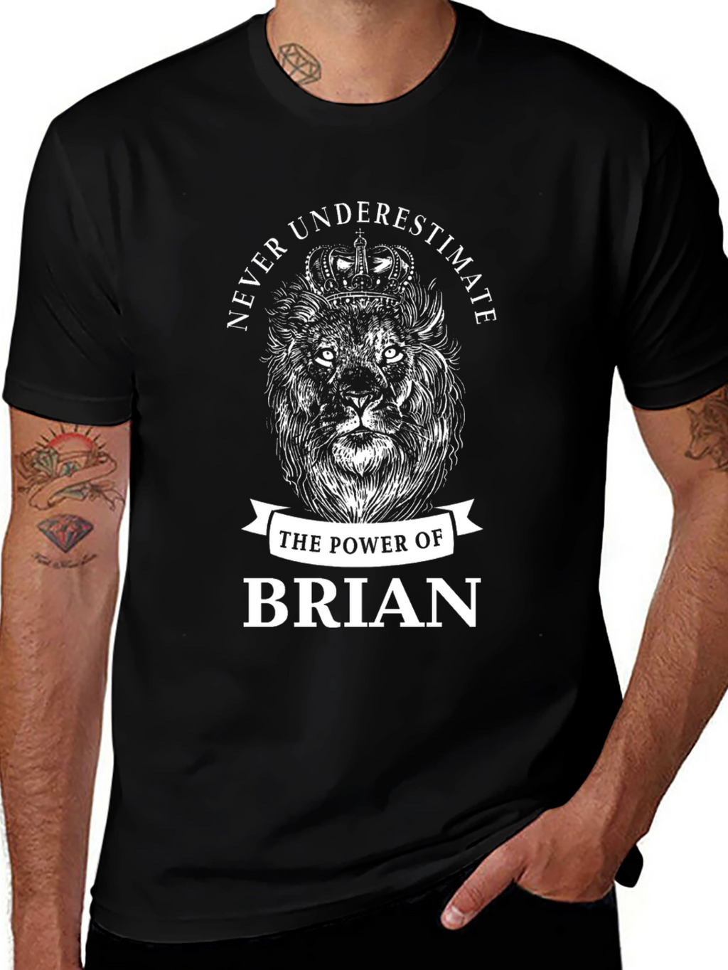 Brian Lion King T-Shirt - Power Graphic Tee