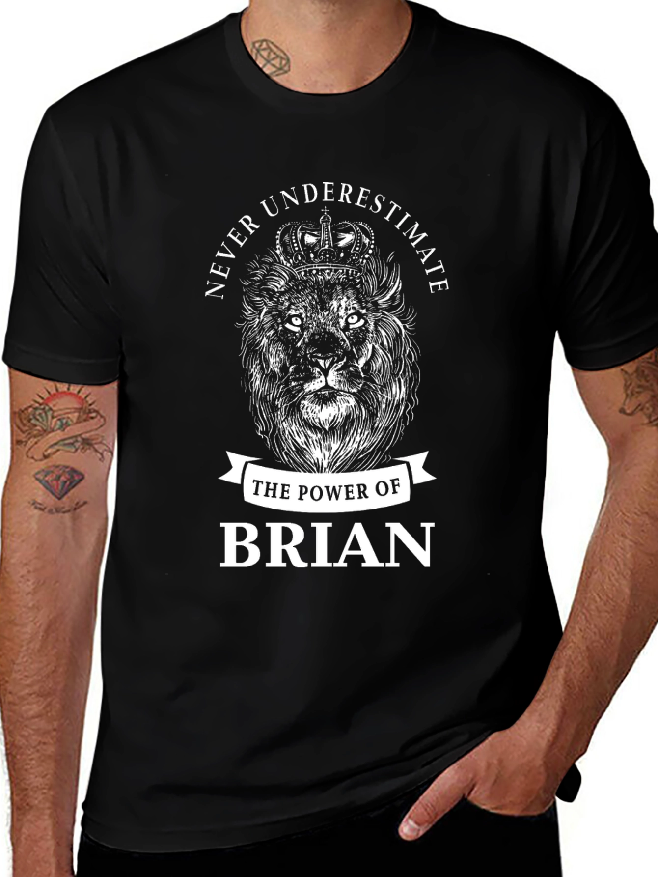 Brian Lion King T-Shirt - Power Graphic Tee