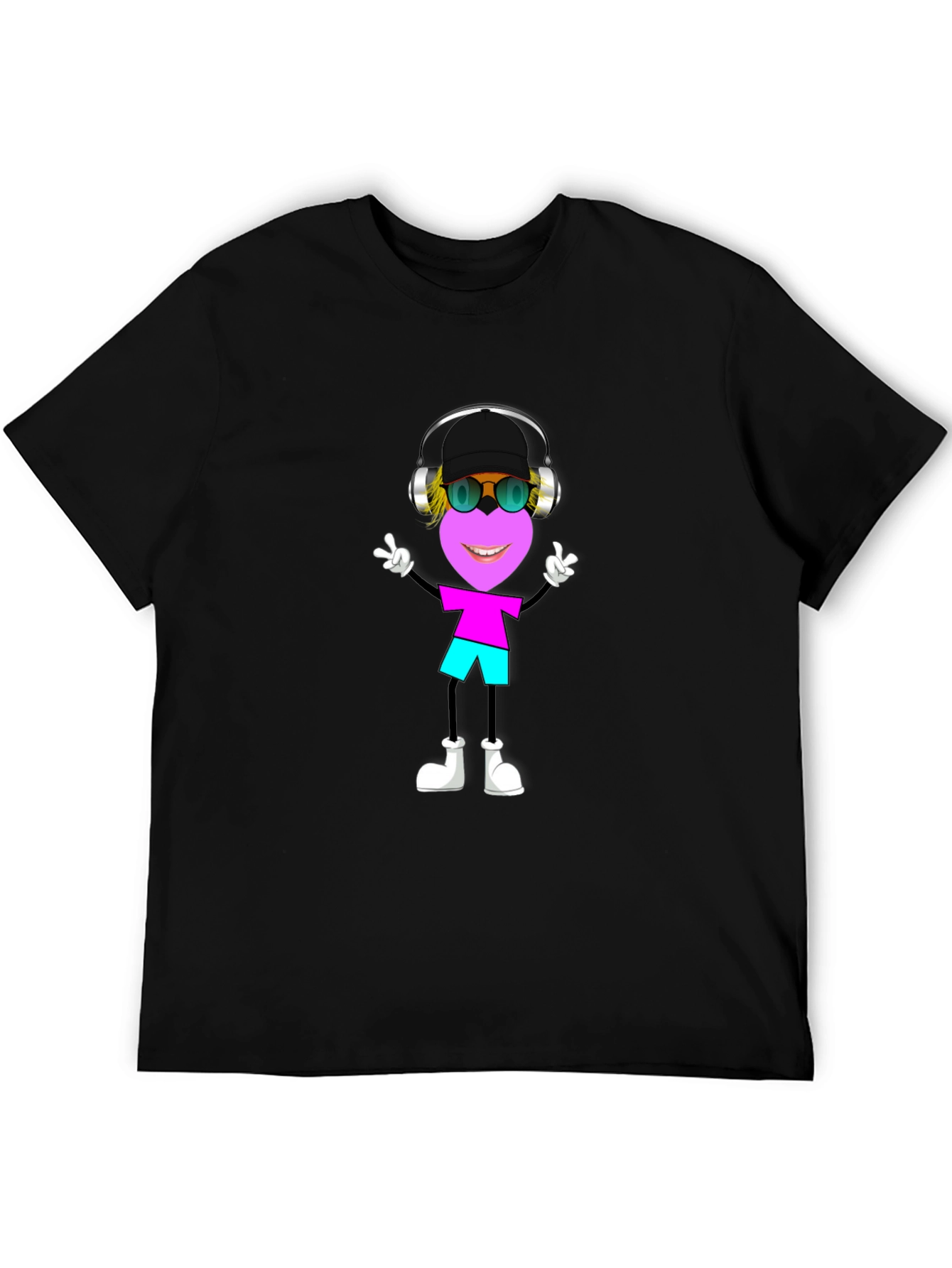 Fun Cartoon Graphic T-Shirt
