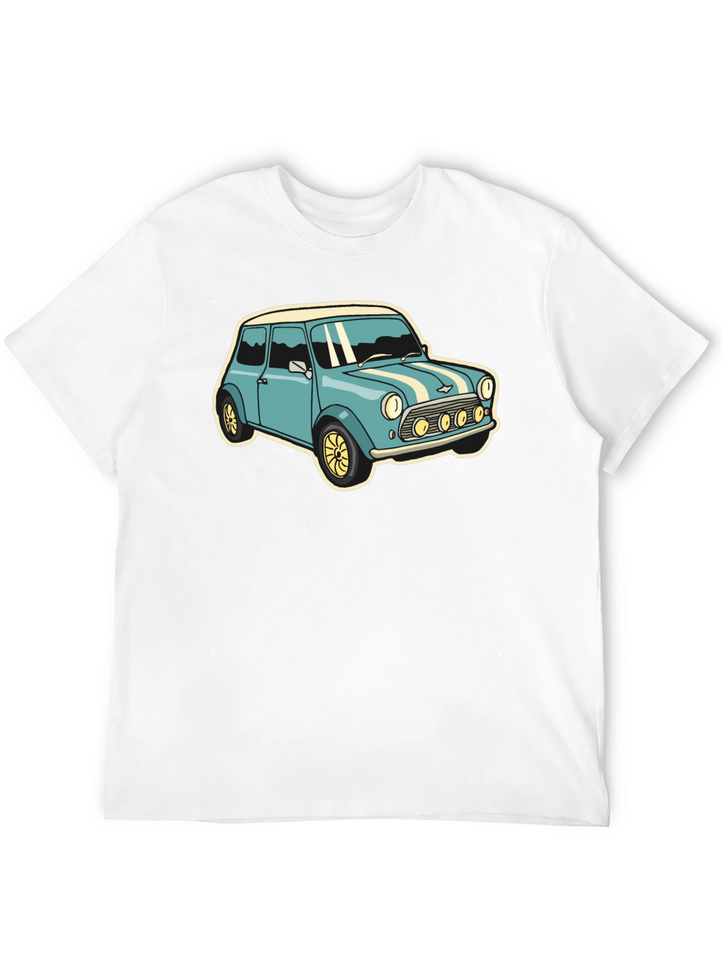 Classic Car Graphic Tee - Mens Black T-Shirt