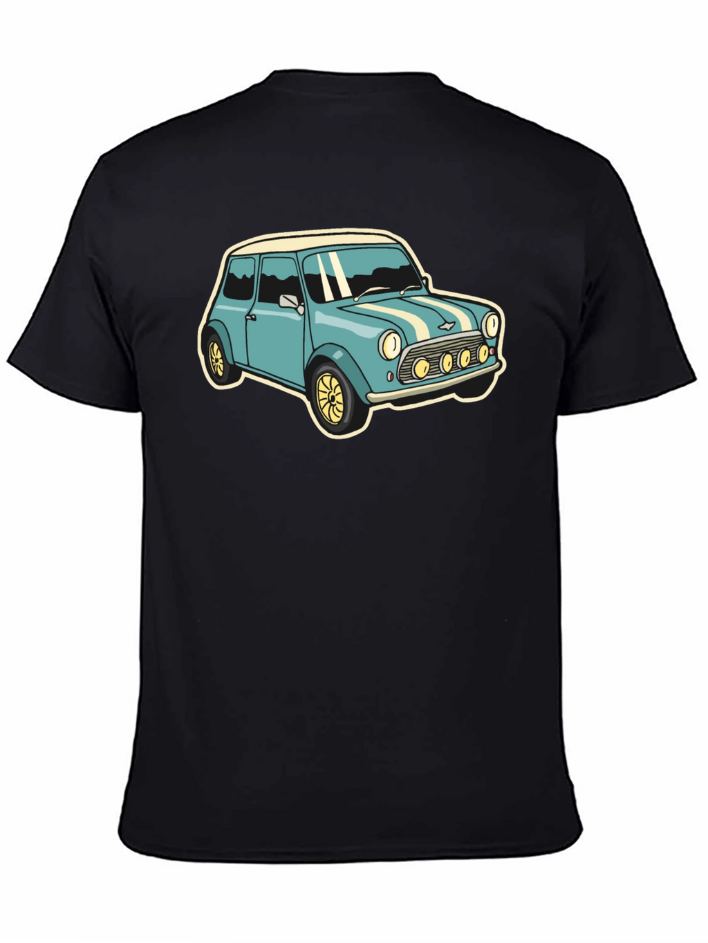 Classic Car Graphic Tee - Mens Black T-Shirt