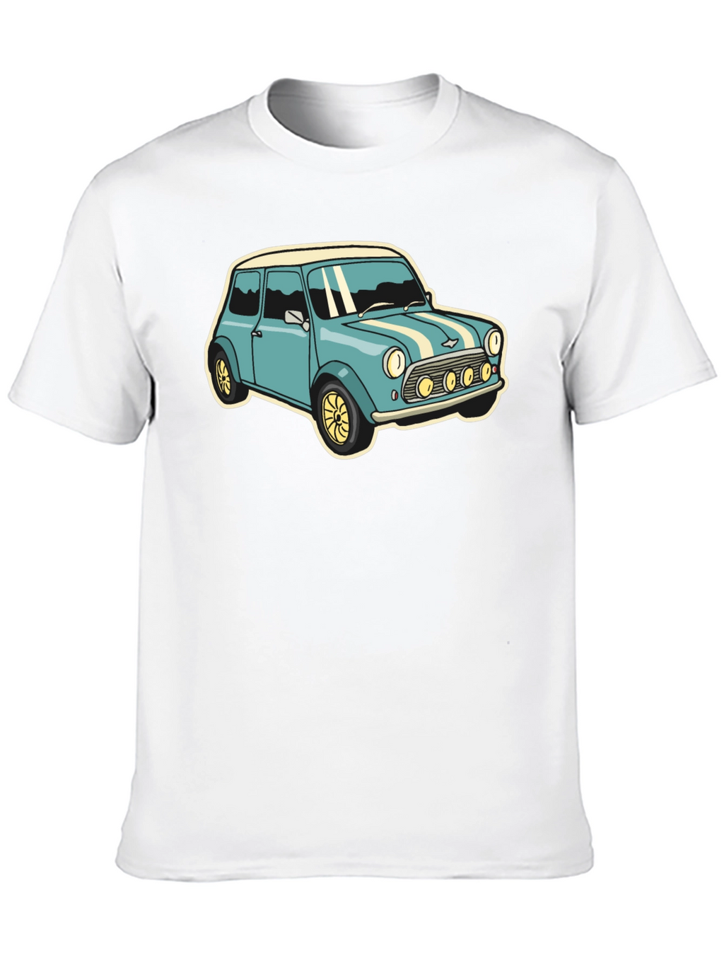 Classic Car Graphic Tee - Mens Black T-Shirt