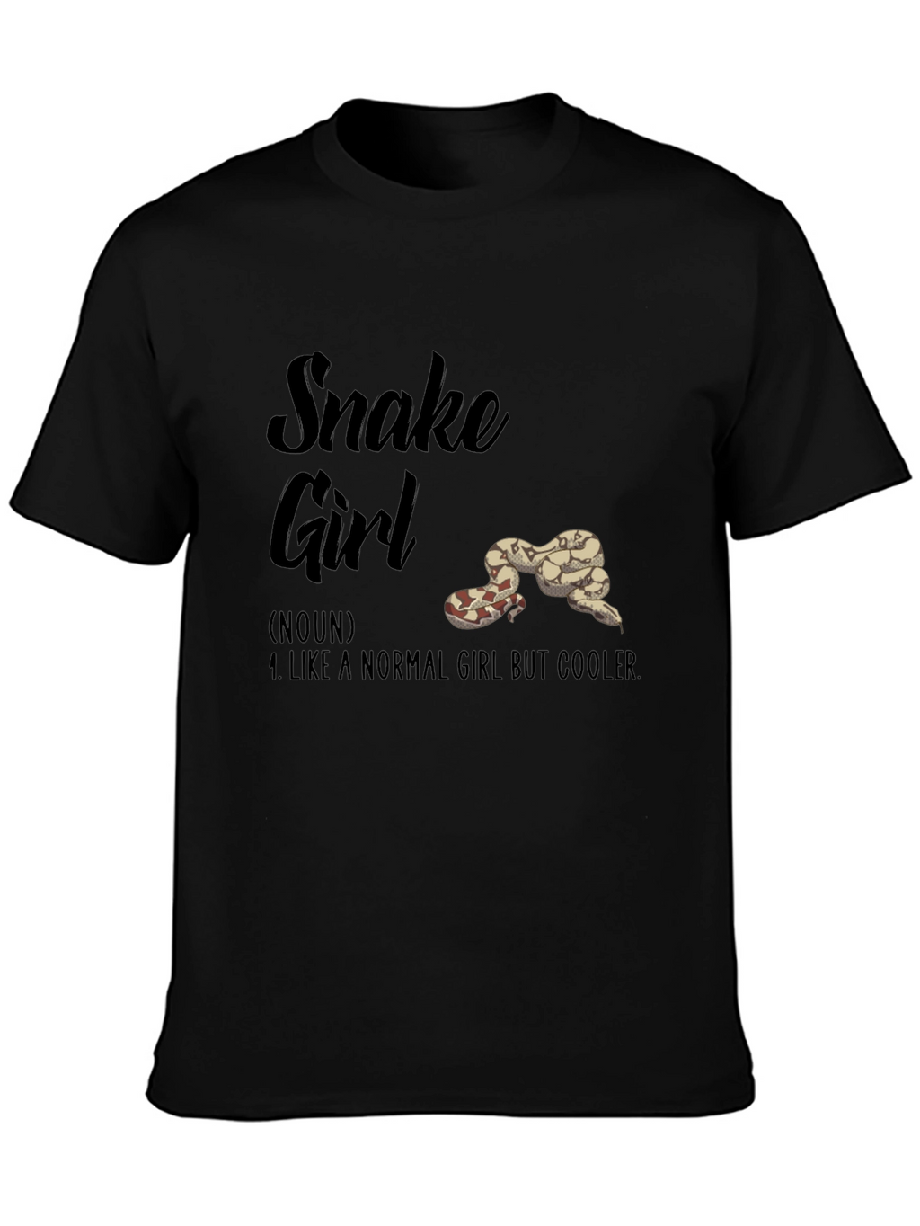 Snake Girl T-Shirt - Reptile Lover Tee
