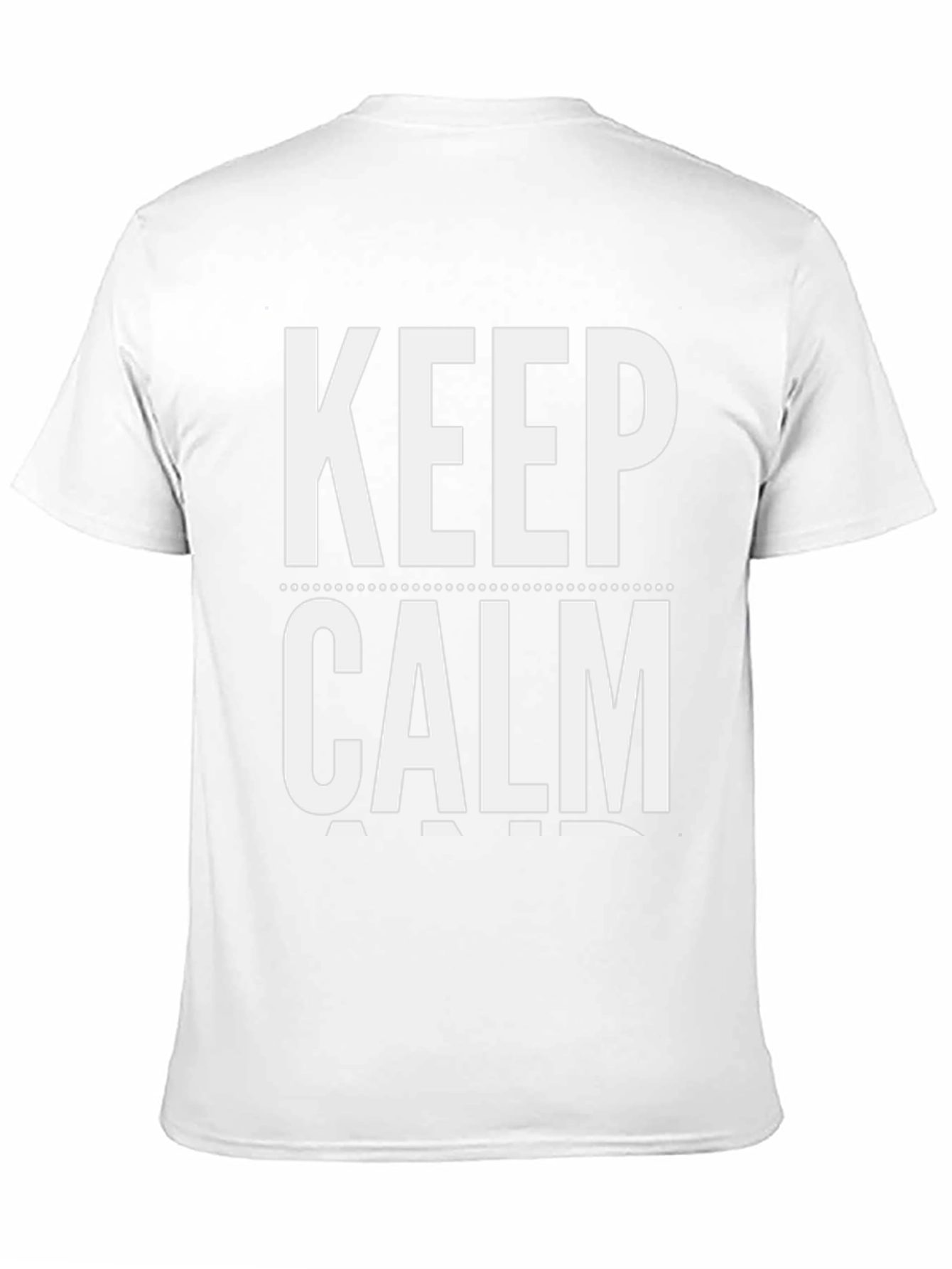Keep Calm Graphic Tee - Black