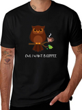 Owl I Want Is Coffee T-Shirt