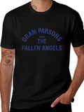 Gram Parsons & The Fallen Angels Black T-Shirt
