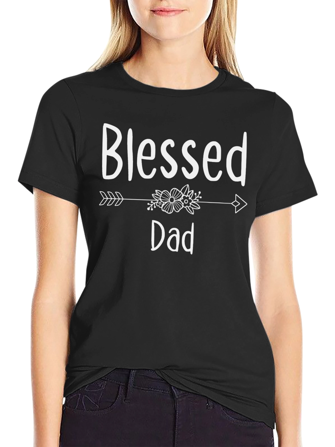 Blessed Dad Graphic Tee - Perfect Gift for Fathers Day