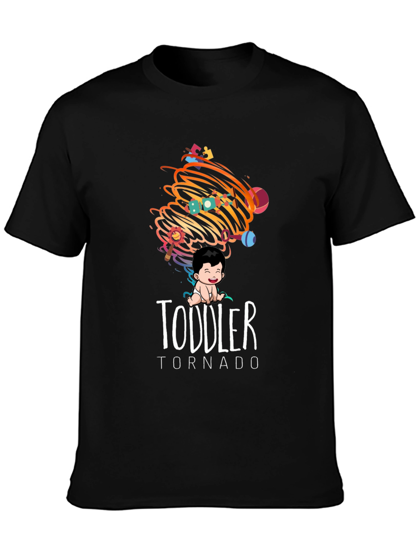 Toddler Tornado Graphic Tee - Soft Cotton Comfort