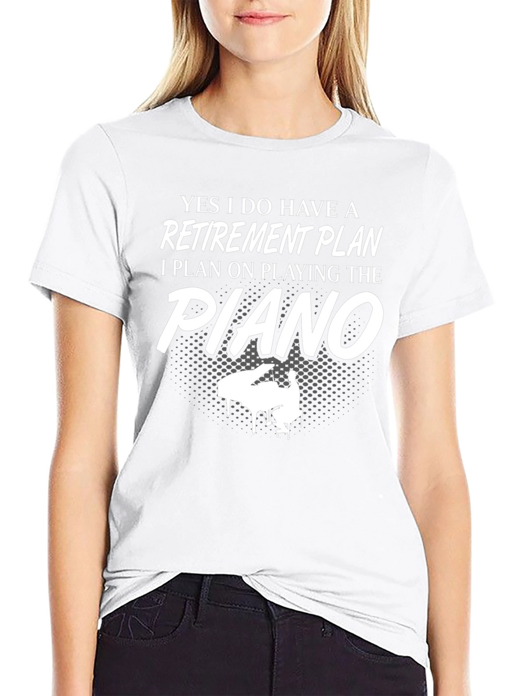 Piano Retirement Plan Graphic T-Shirt