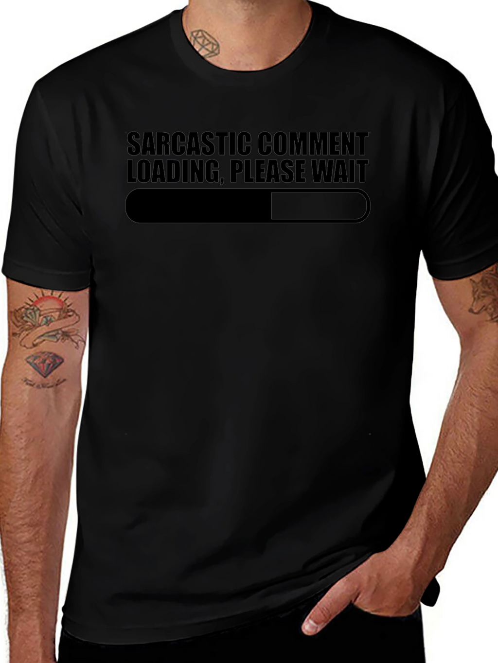 Sarcastic Comment Loading Graphic Tee