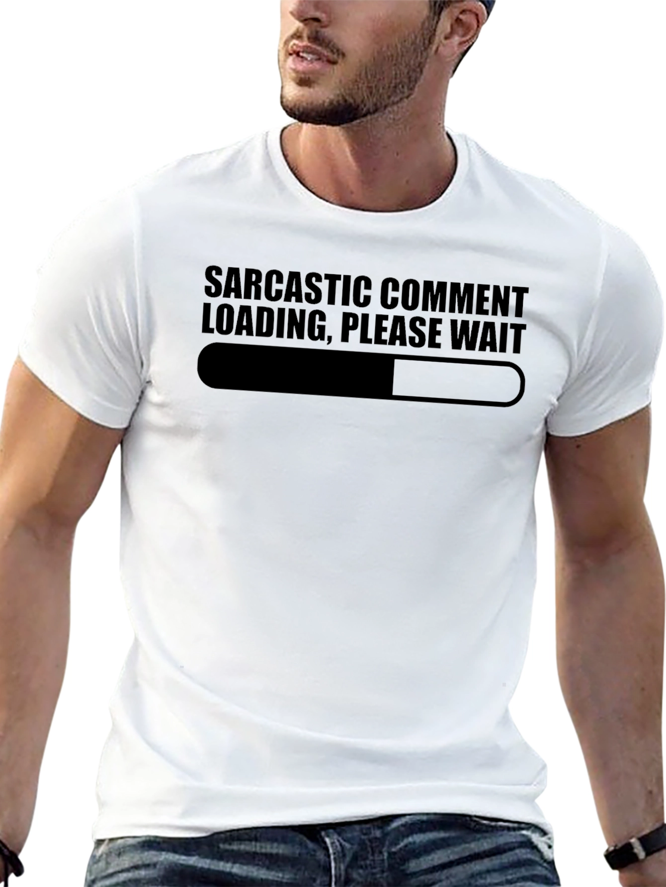 Sarcastic Comment Loading Graphic Tee