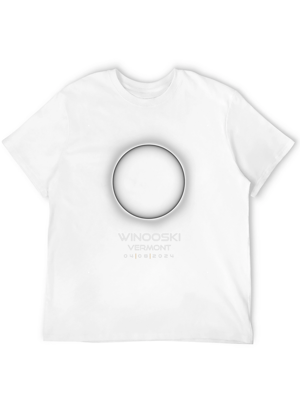 Winooski Vermont Eclipse April 8 2024 T-Shirt