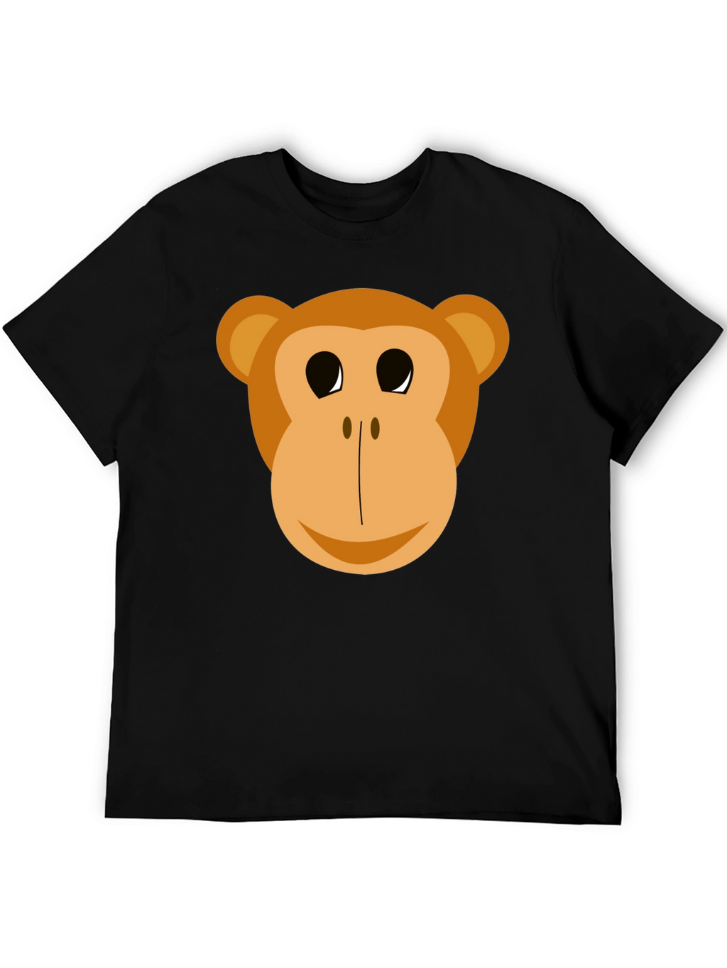 Funny Monkey Face Graphic T-Shirt