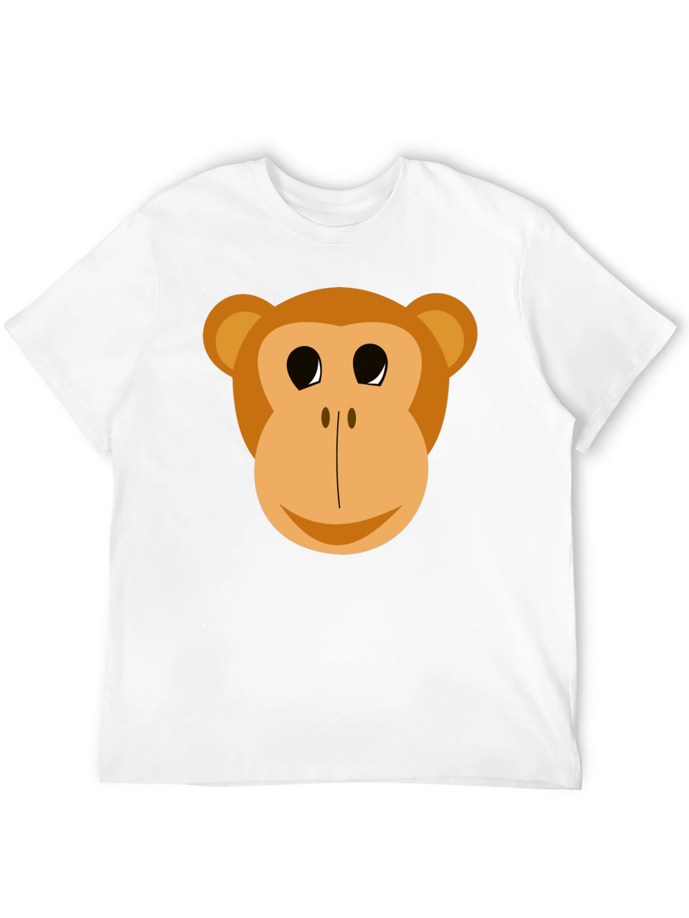 Funny Monkey Face Graphic T-Shirt