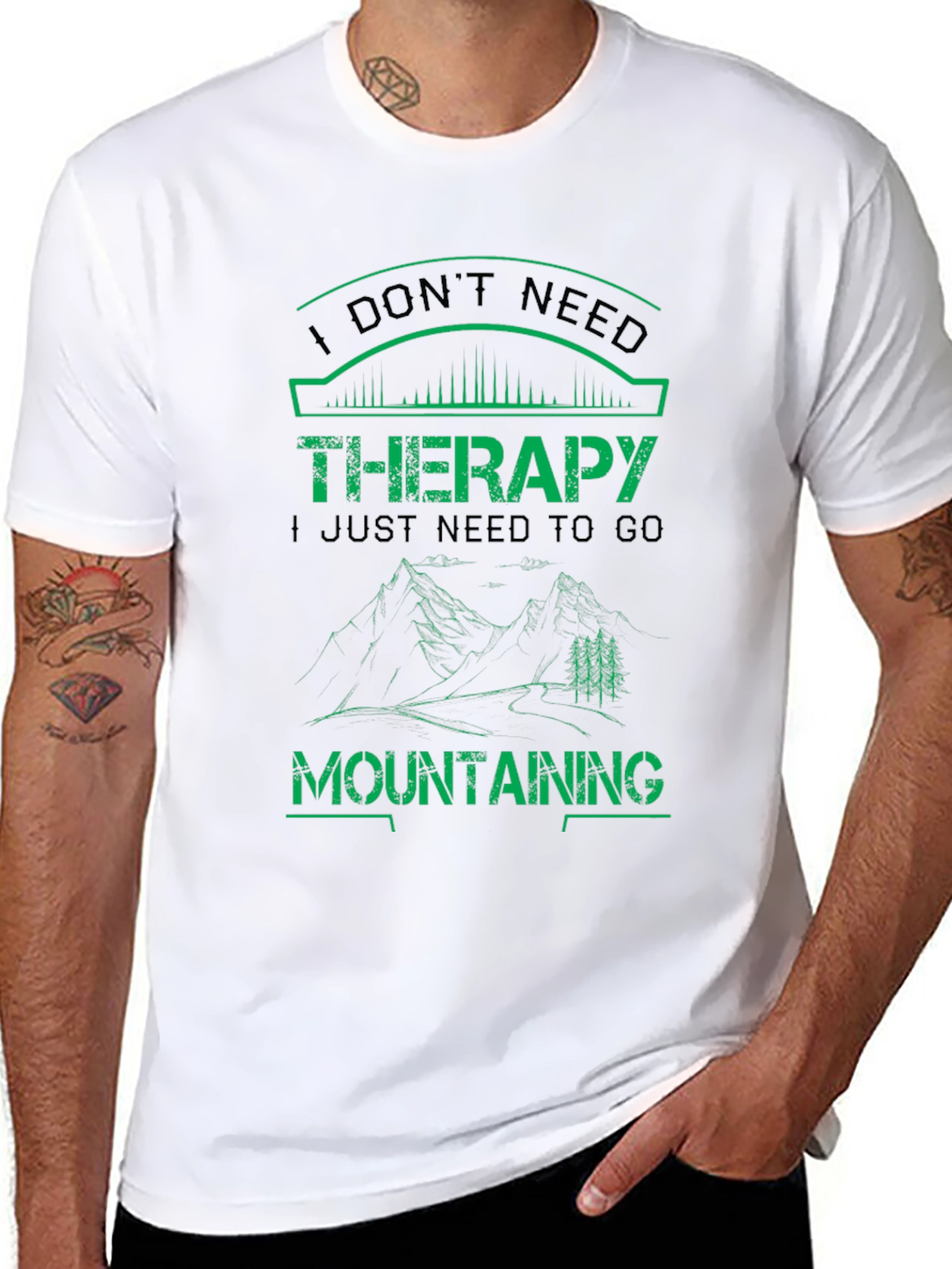 Mountain Therapy T-Shirt - Outdoor Adventure Tee