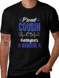 Proud Cousin Huntingtons Warrior Awareness T-Shirt