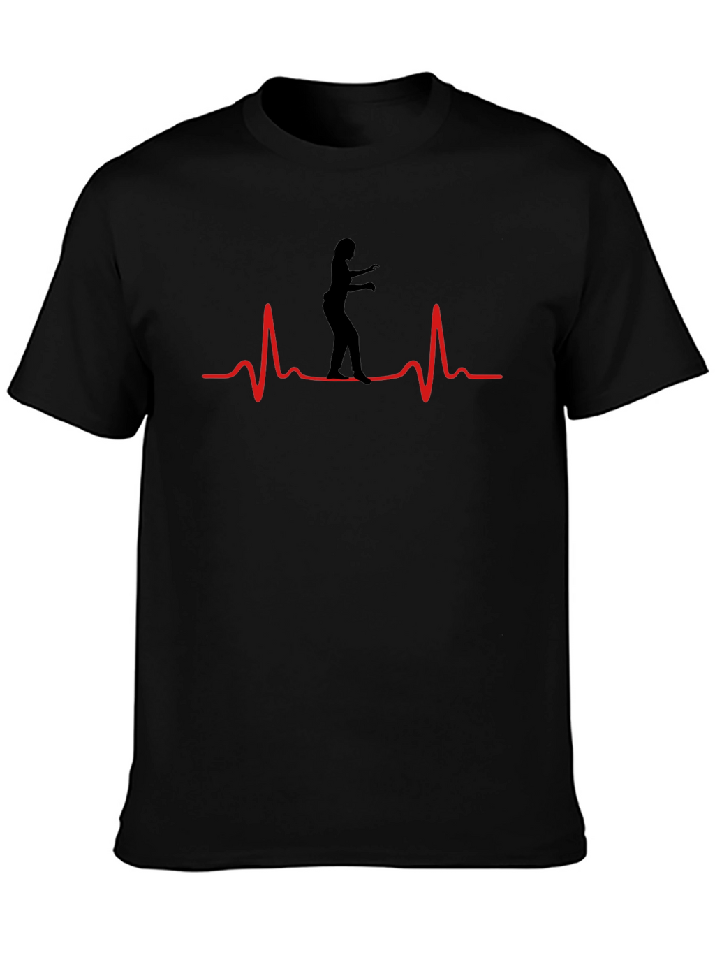 Heartbeat Dancer Graphic Tee - Black
