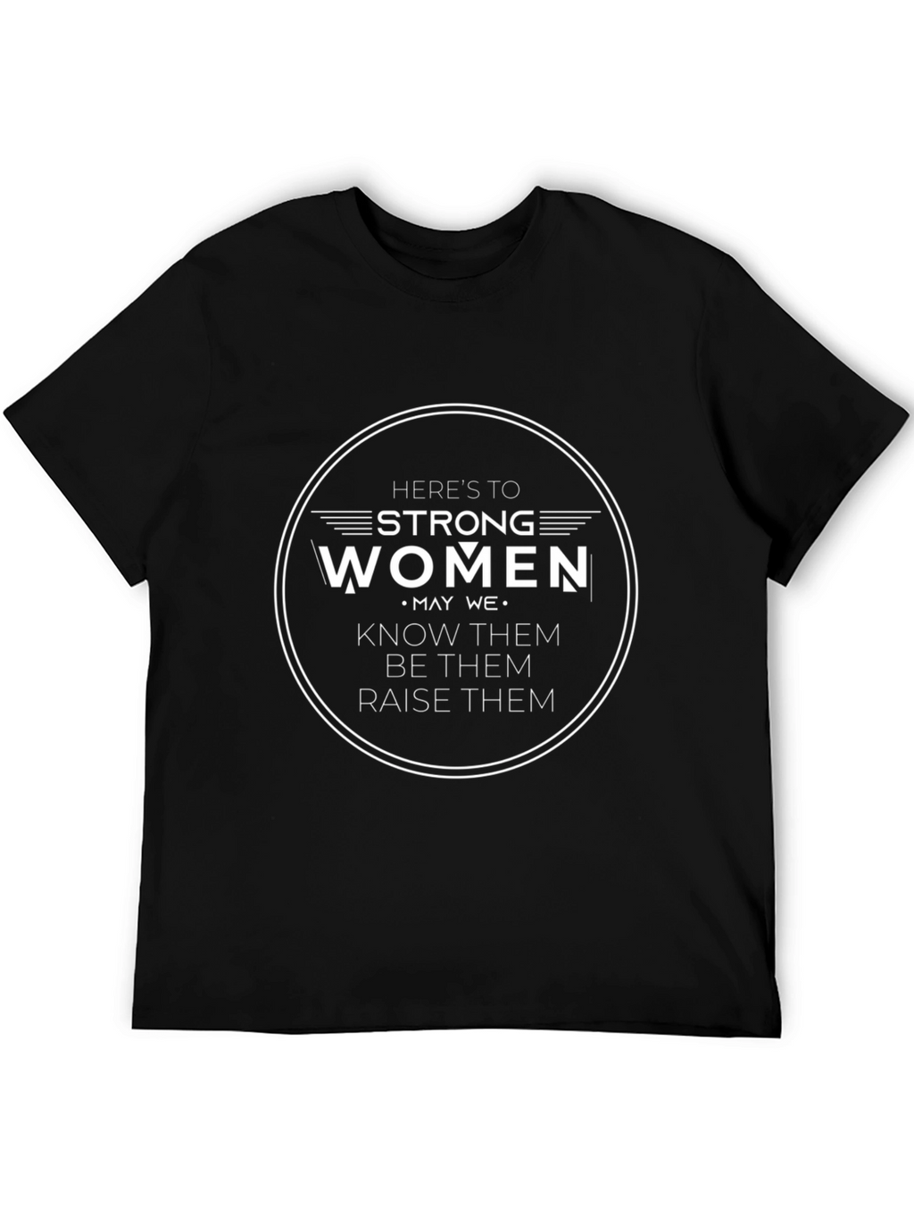 Strong Women Graphic Tee - Black