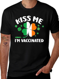 Kiss Me Im Vaccinated T-Shirt St. Patricks Day