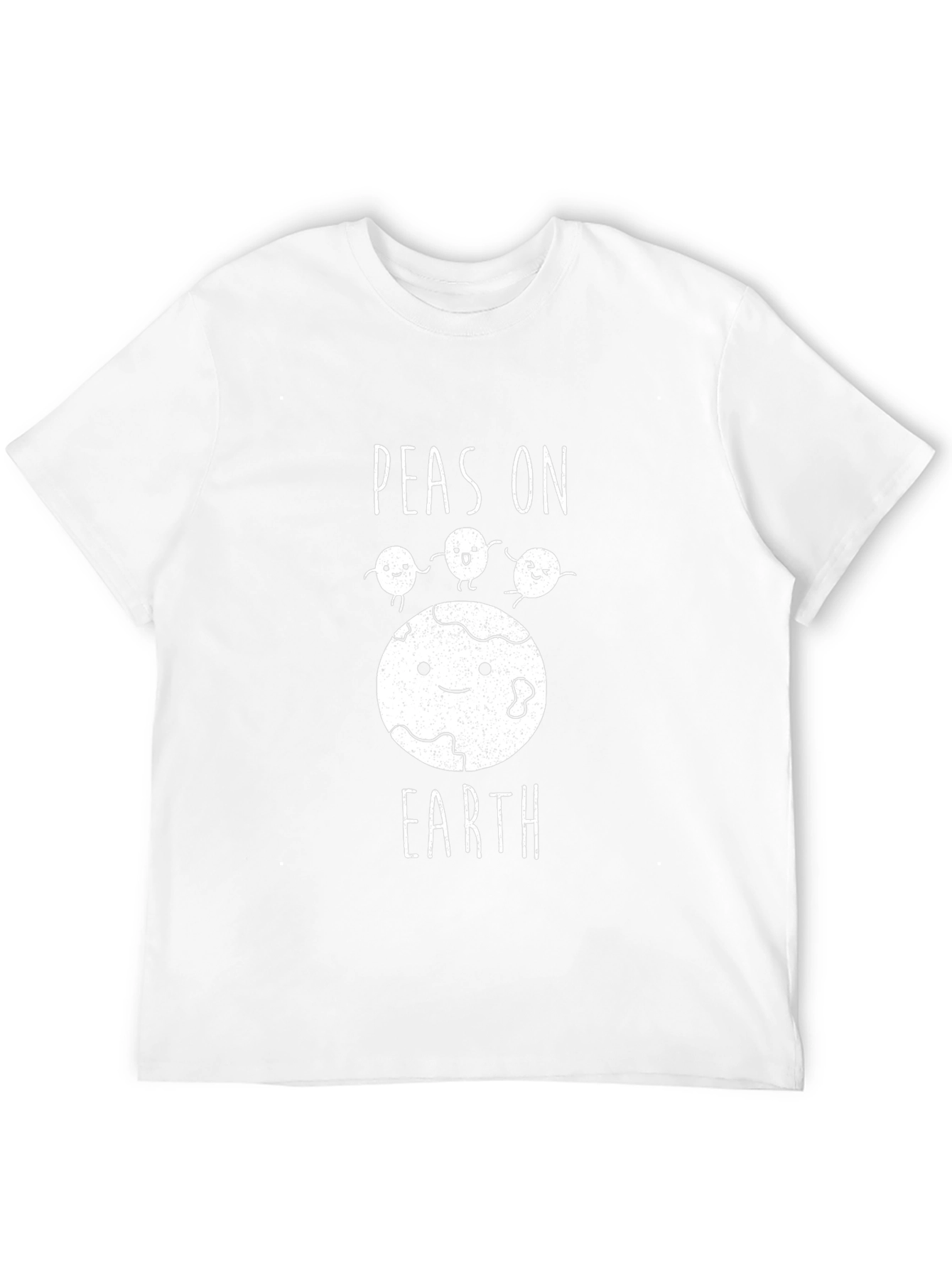 Peas on Earth Graphic T-Shirt - Black