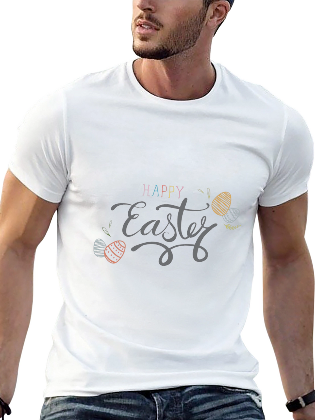 Happy Easter Graphic T-Shirt
