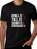 Drill It Ice Fishing Graphic Tee