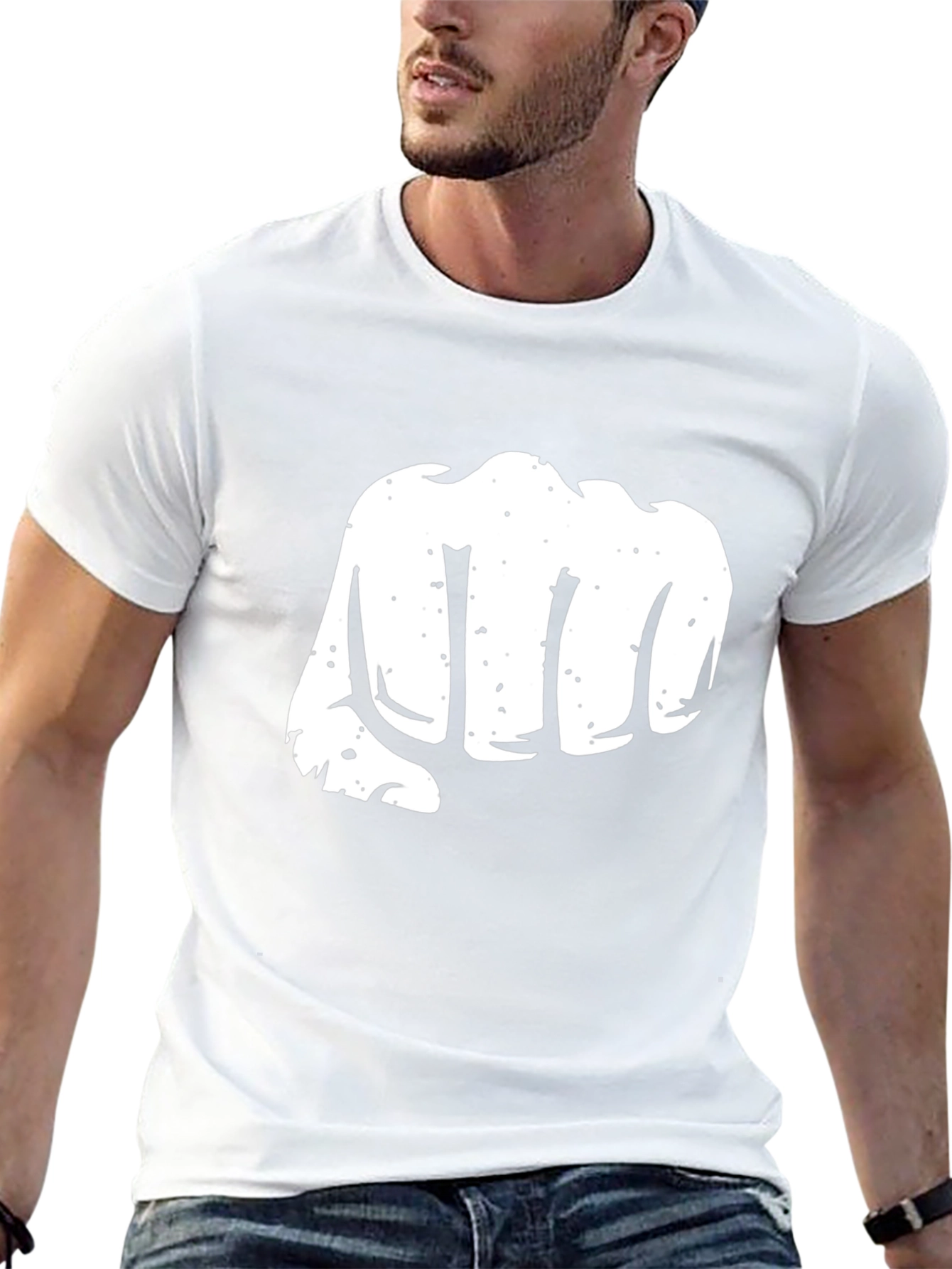 Punch Graphic Black T-Shirt
