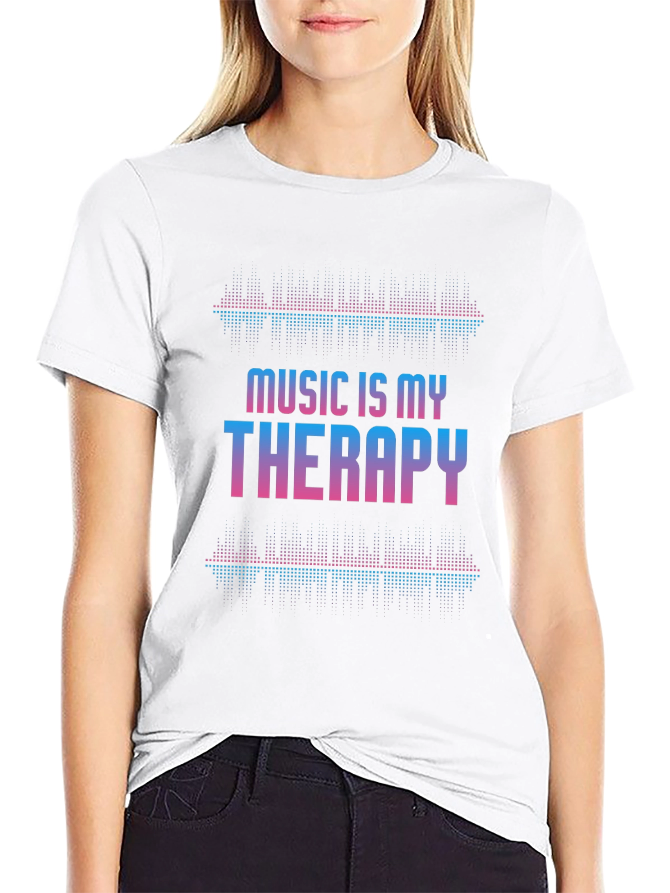 Music is My Therapy T-Shirt