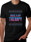Music is My Therapy T-Shirt