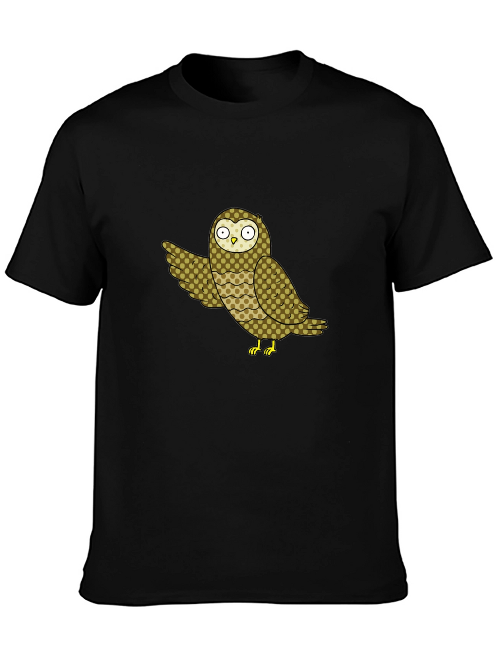 Owl Graphic Print T-Shirt - Unique Design