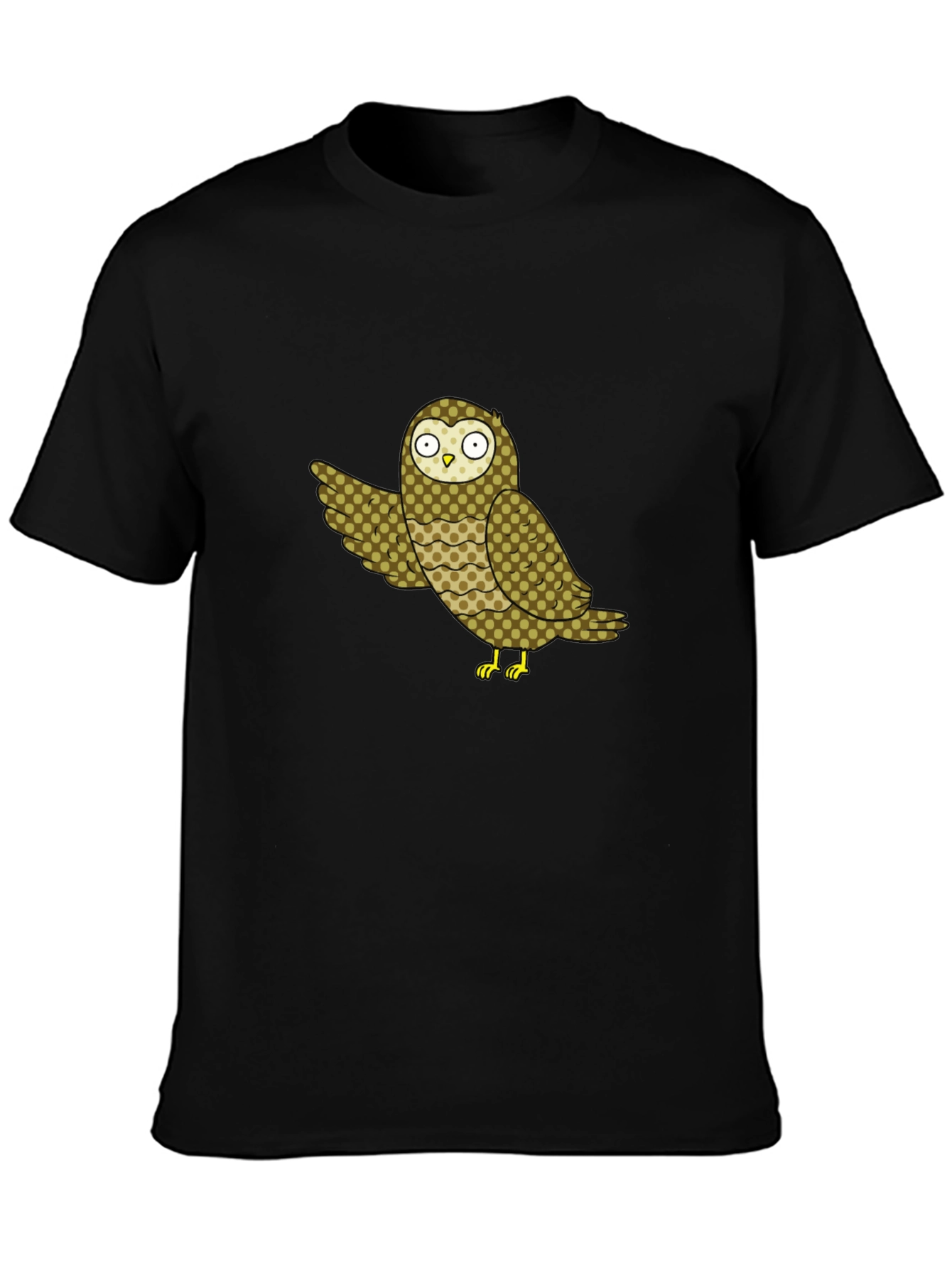 Owl Graphic Print T-Shirt - Unique Design
