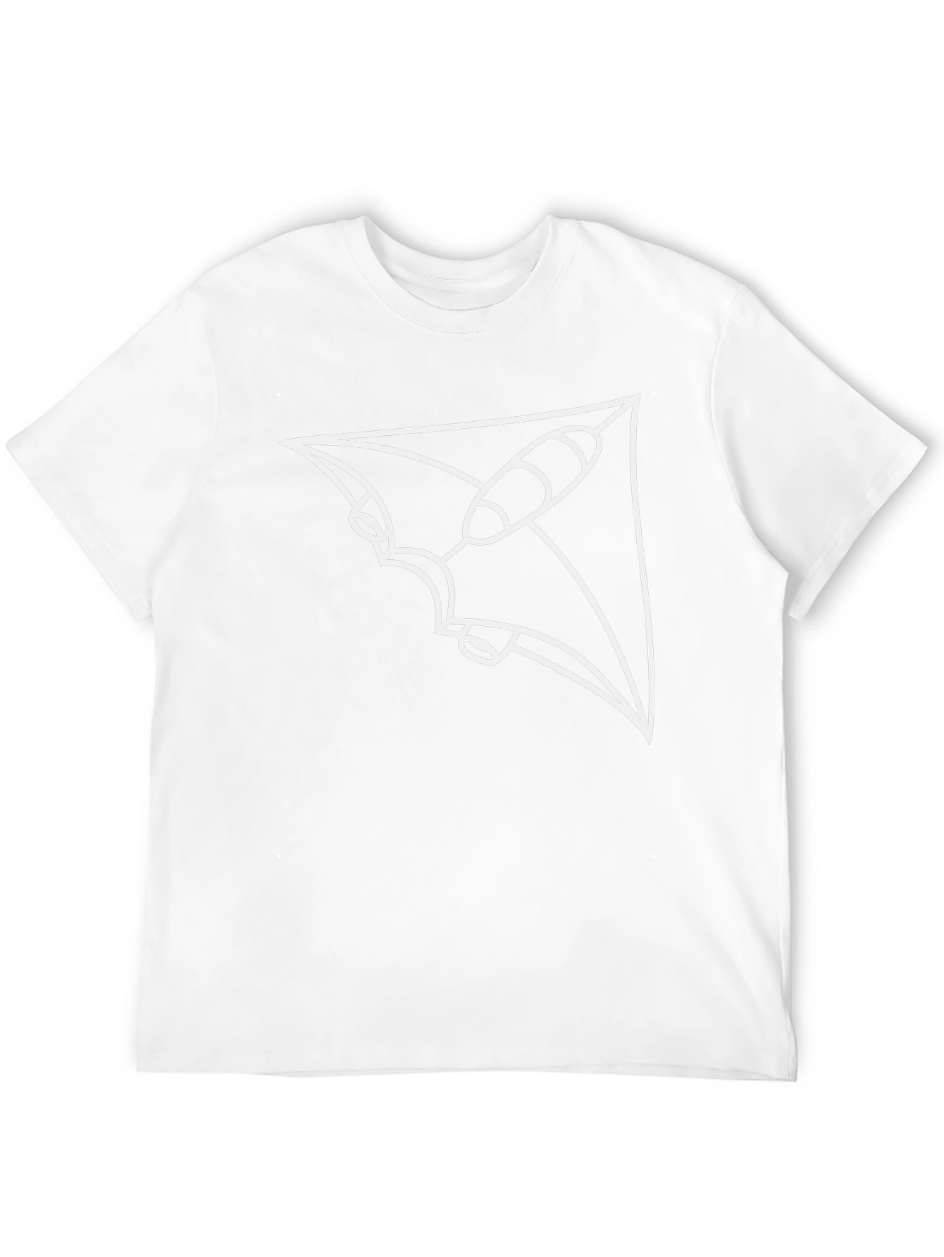 Abstract Spacecraft Black T-Shirt