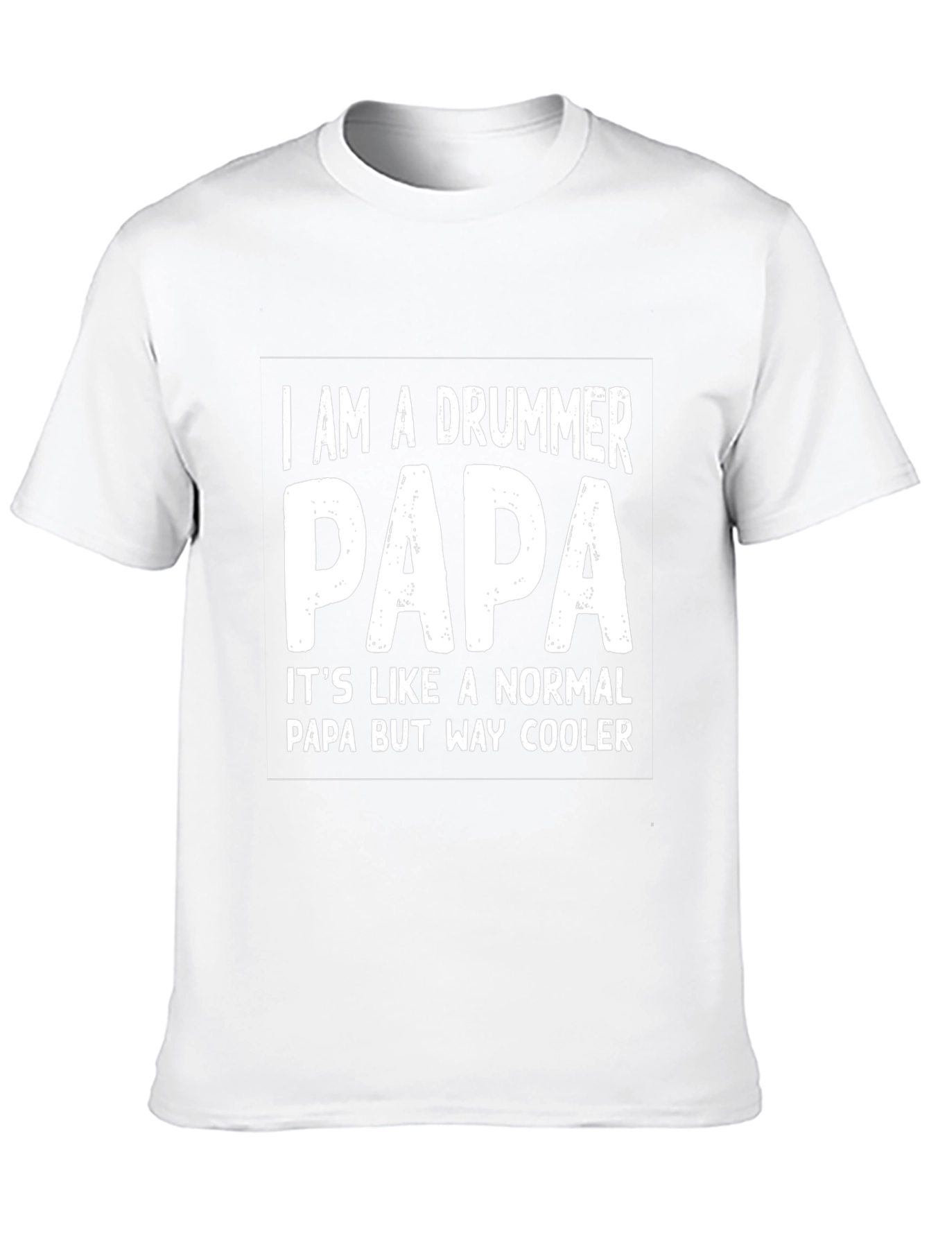 Drummer Papa T-Shirt - Cool Dad Gift