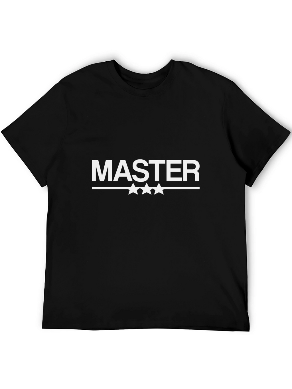 Master Graphic Tee - Black Cotton T-Shirt