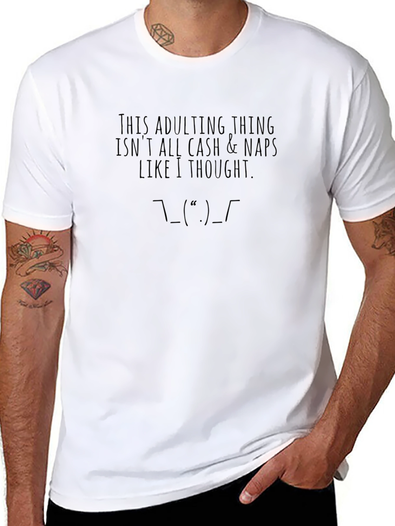 Adulting Truth T-Shirt Funny Graphic Tee