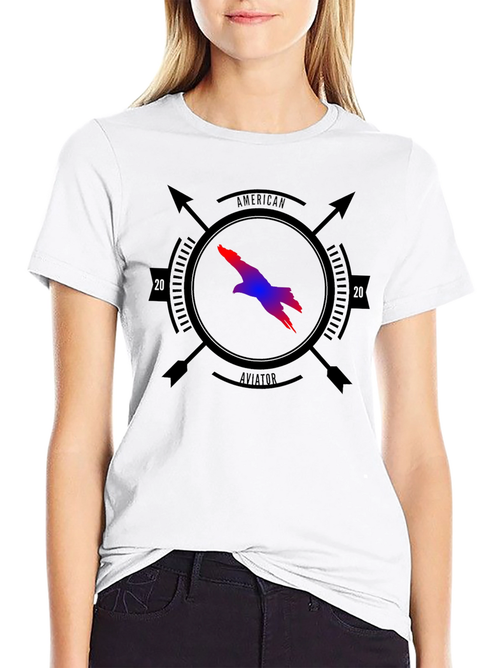 American Aviator Eagle Graphic T-Shirt