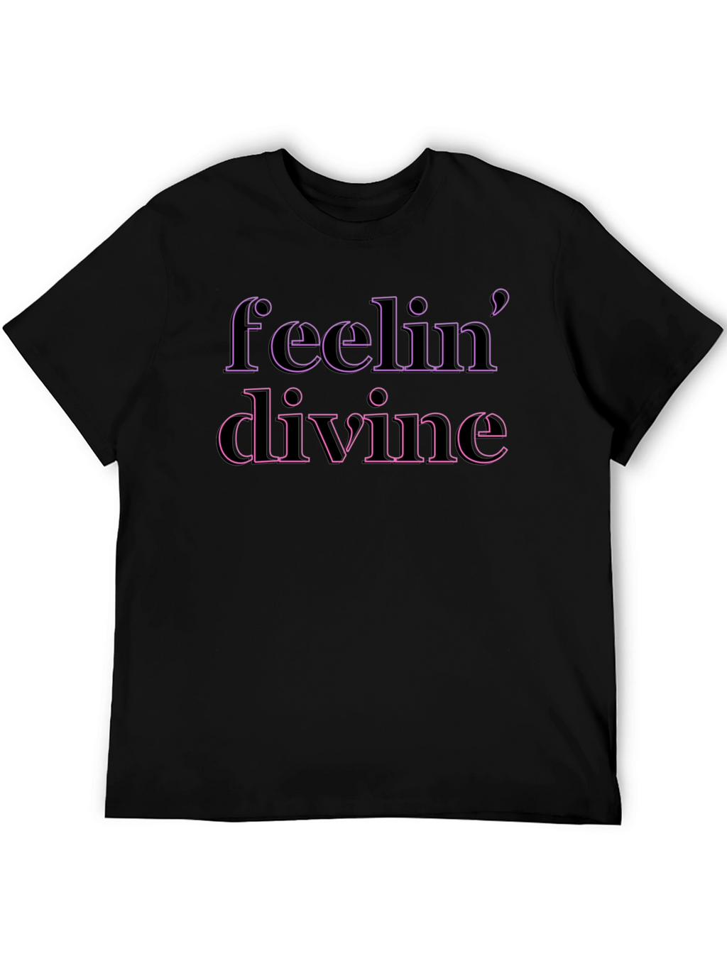 Feelin Divine Graphic Tee - Stylish Comfort