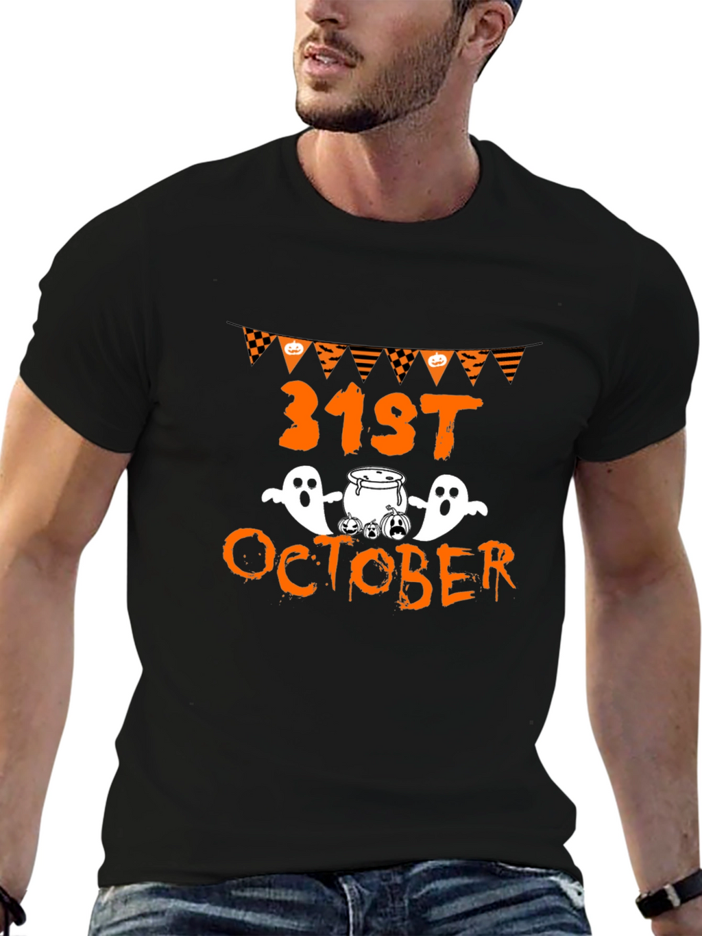 Halloween 31st October Black T-Shirt