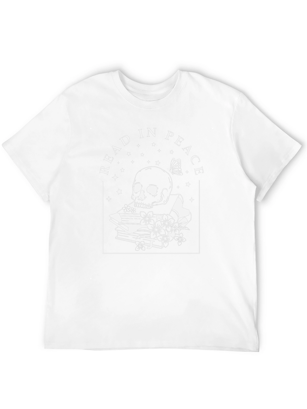 Read In Peace Skull Graphic Tee