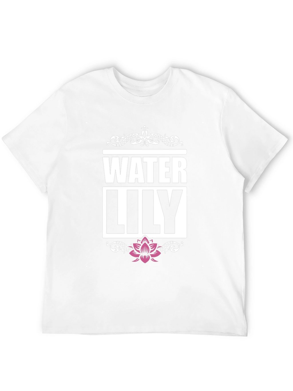 Water Lily Graphic Tee - Mens Black T-Shirt