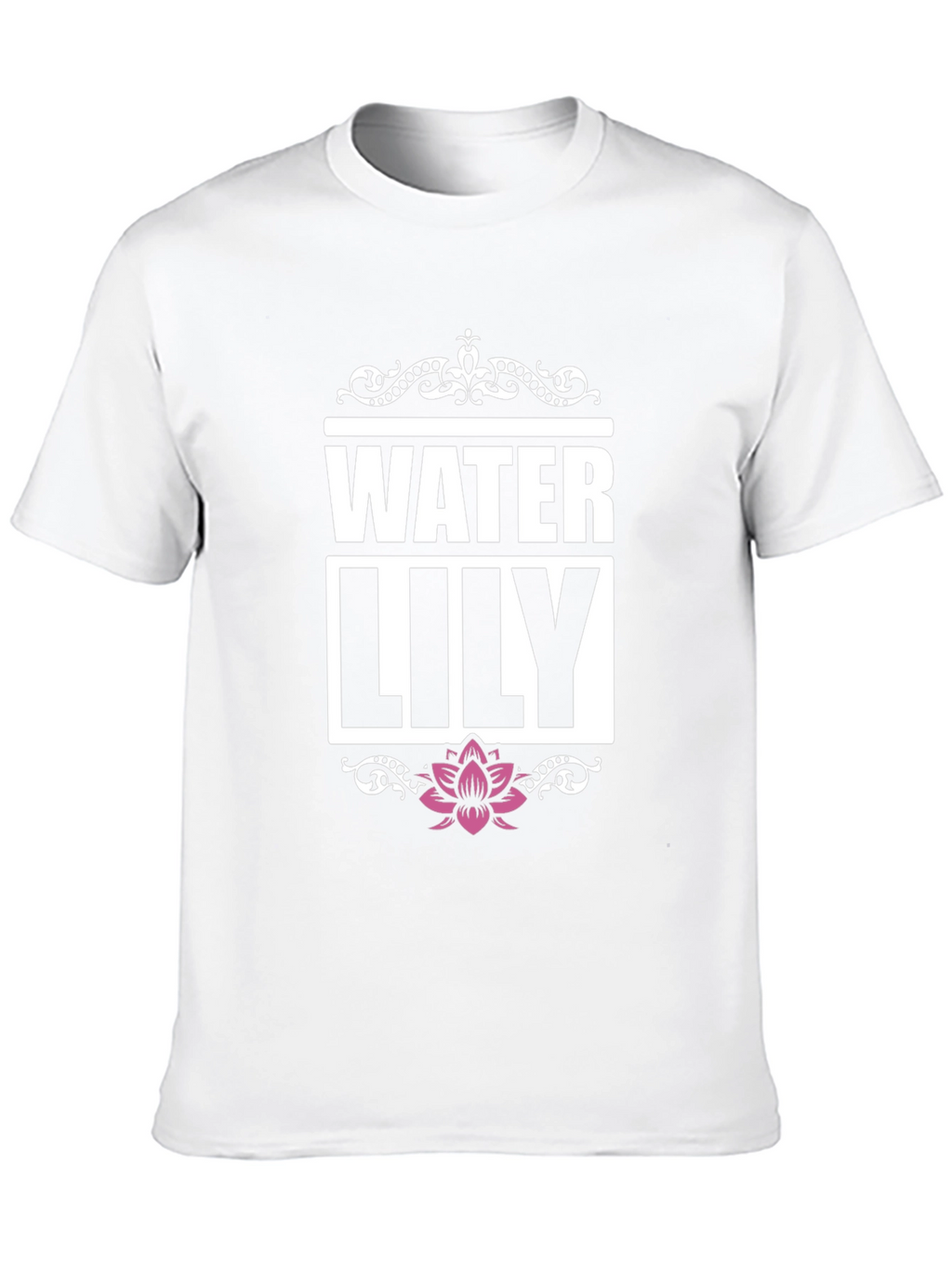 Water Lily Graphic Tee - Mens Black T-Shirt